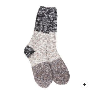 NEW Colorblock Crew Socks